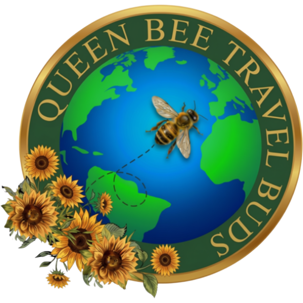 Queen Bee Travel Buds logo