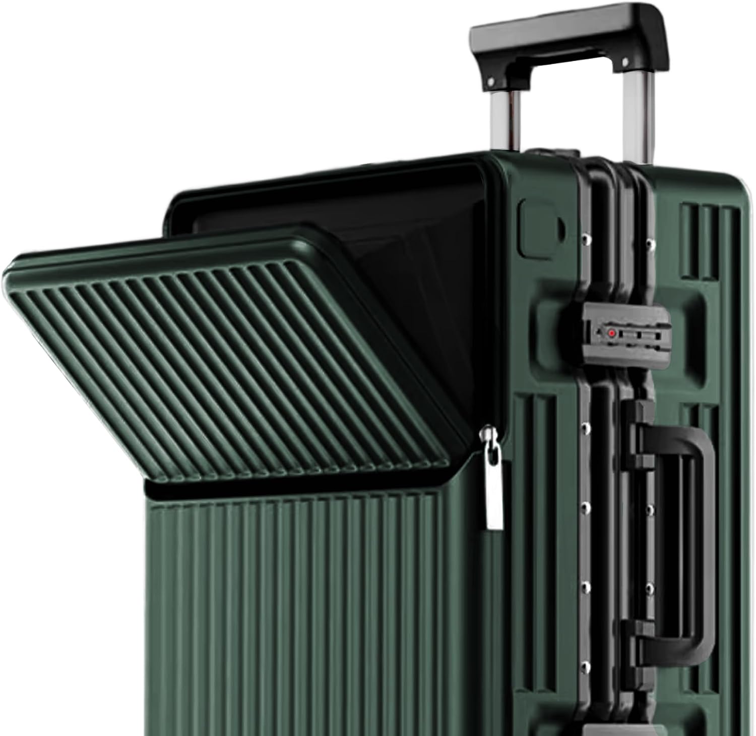 Zipperless Carry-On Suitcase — 20" Hard Shell